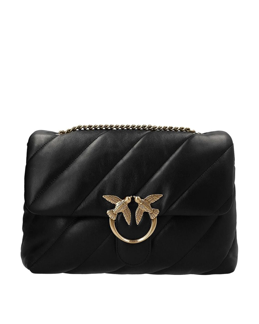 Pinko Black Love Big Puff Classic Bag