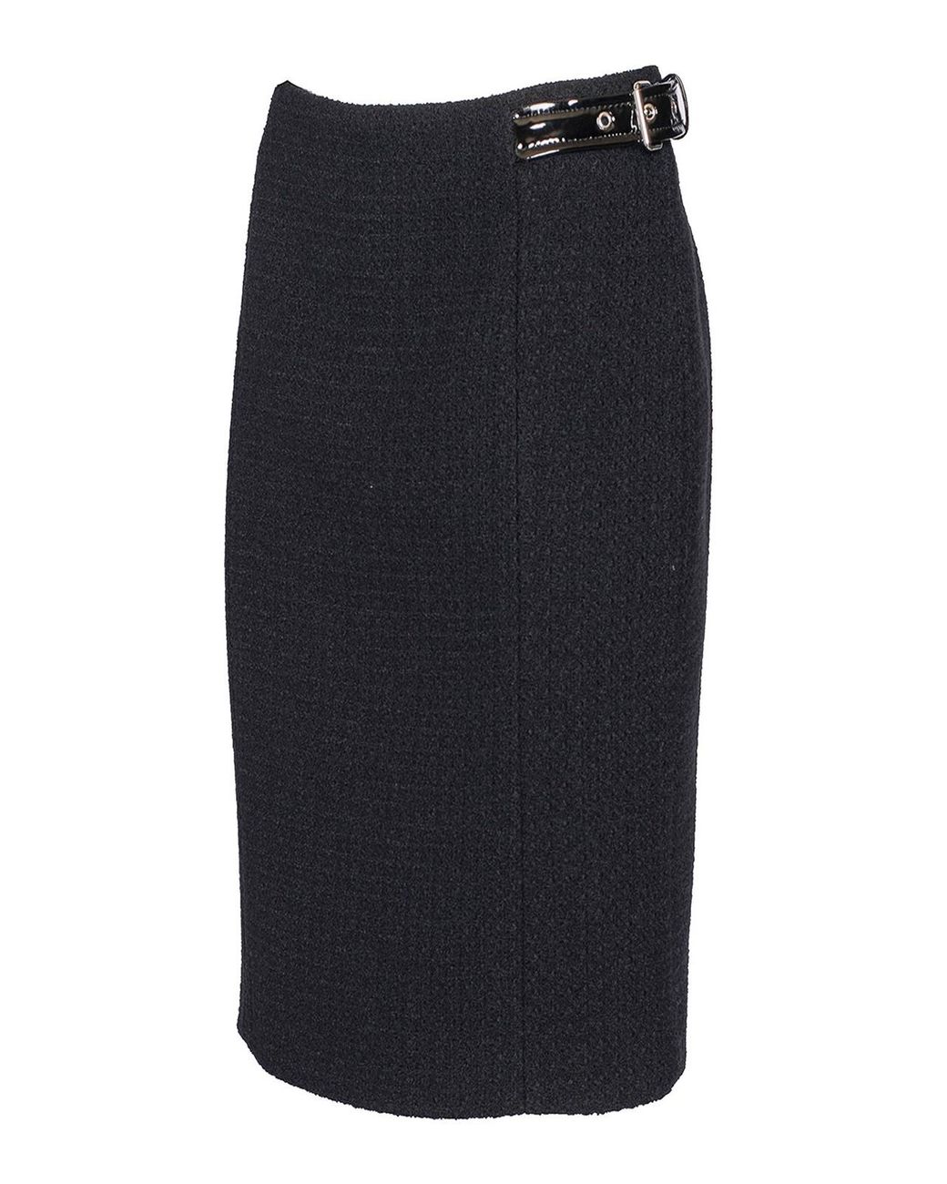 Moschino Black Bekted Skirt