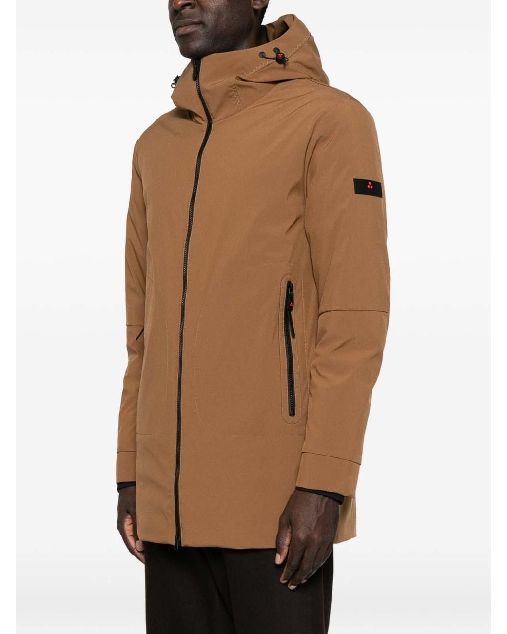 Peuterey Brown Technical Parka for men