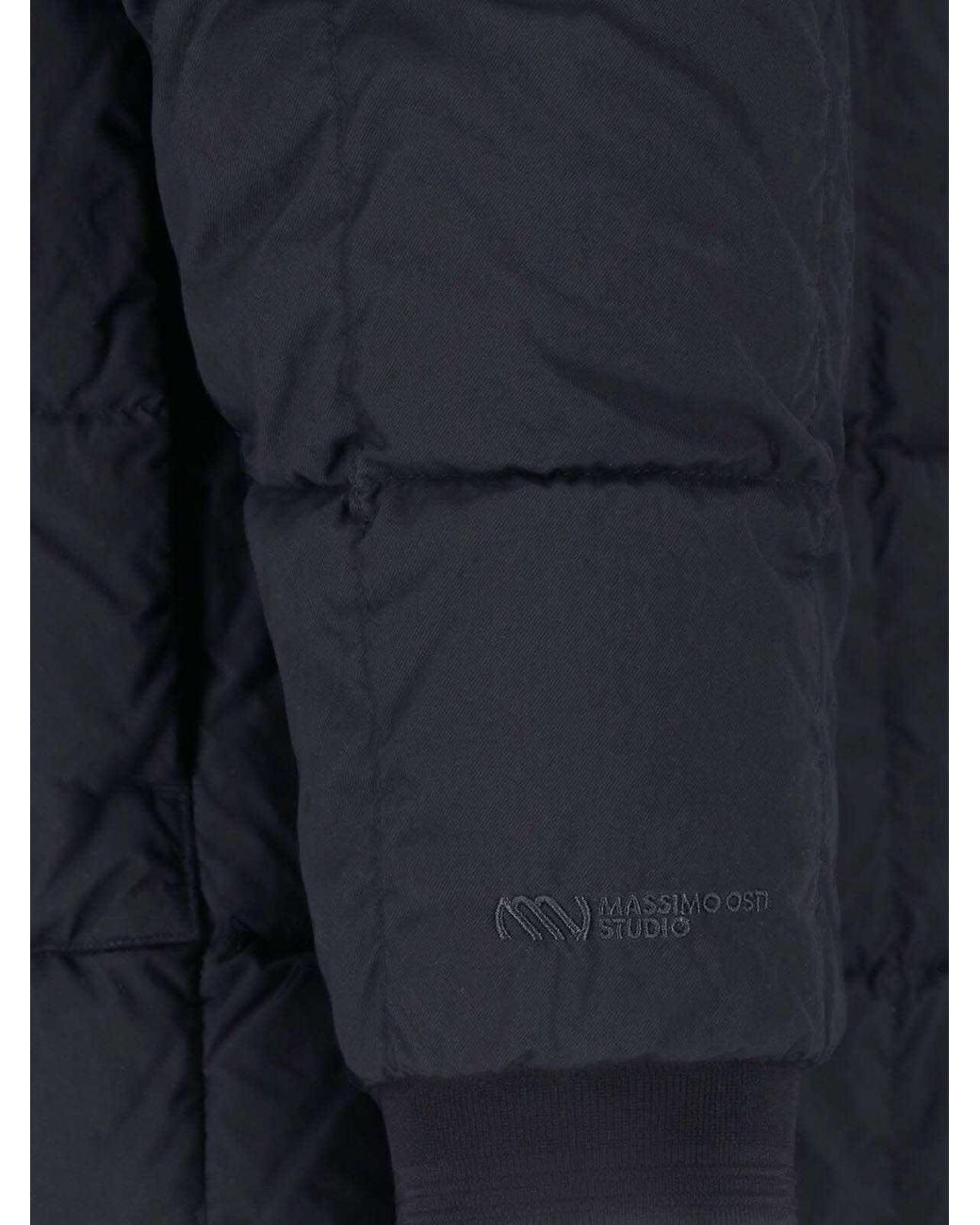 Massimo Osti Studio Blue Padded Down Jacket for men