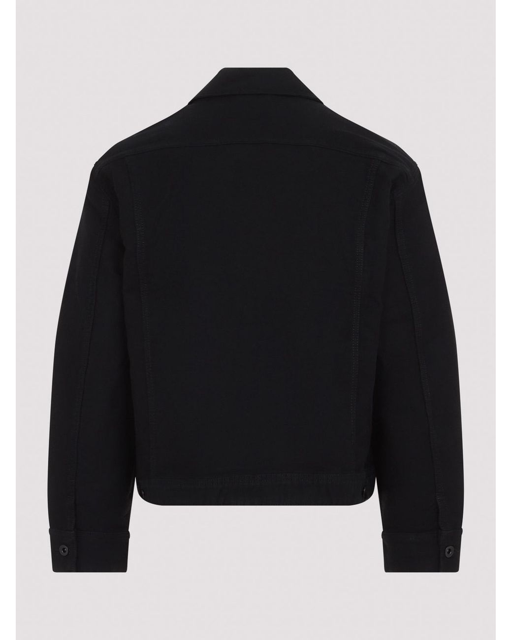 Studio Nicholson Black Derby Cropped Jacket for men