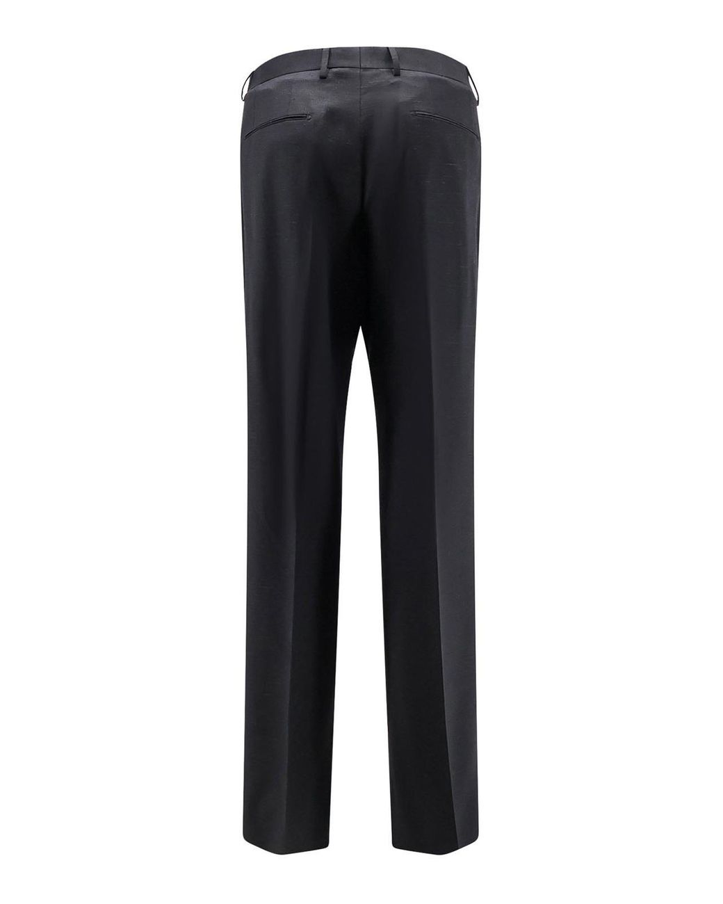 Tagliatore Blue Viscose And Silk Trousers for men