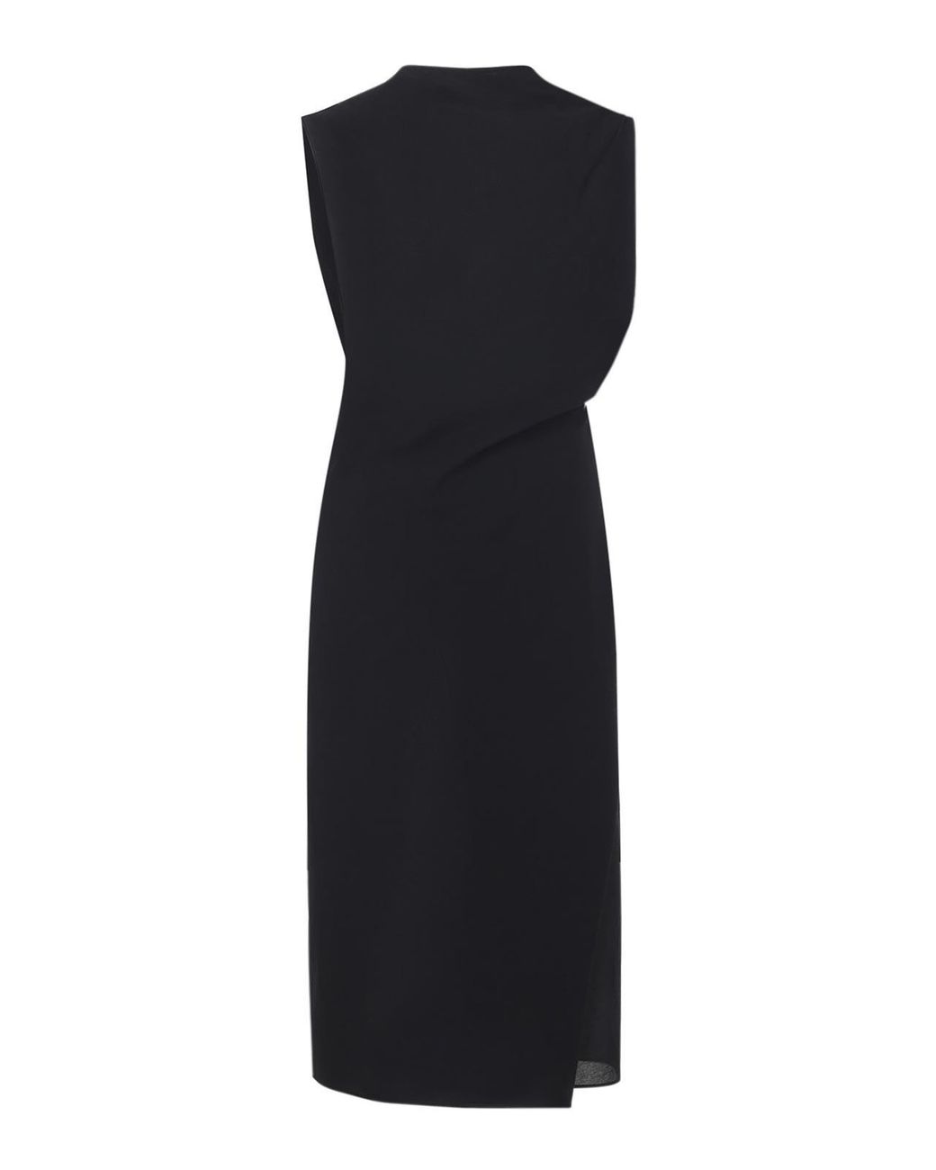 Jacquemus Black The Drap Midi Dress