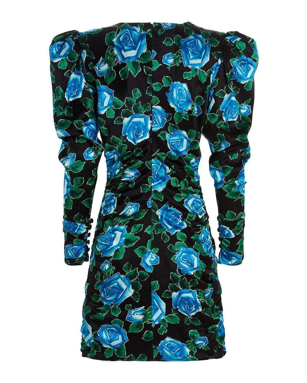 Alessandra Rich Blue Silk Mini Dress
