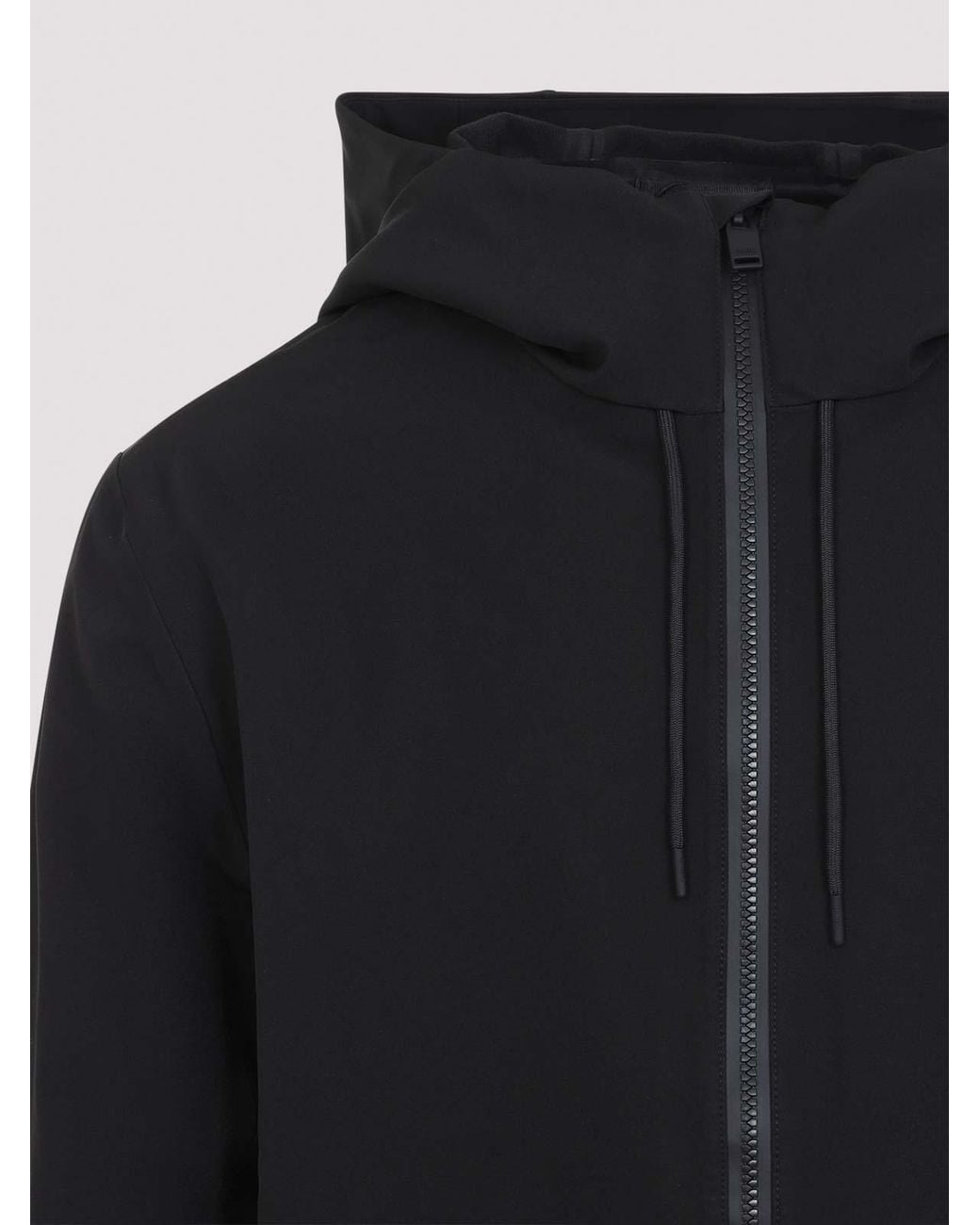 Rains Black Suva Softshell Jacket for men