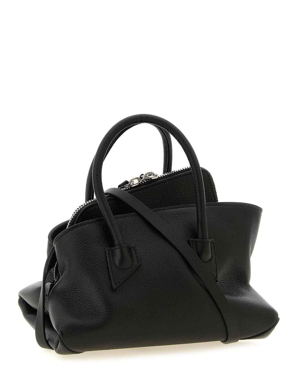 The Attico Black La Passeggiata Mini' Handbag