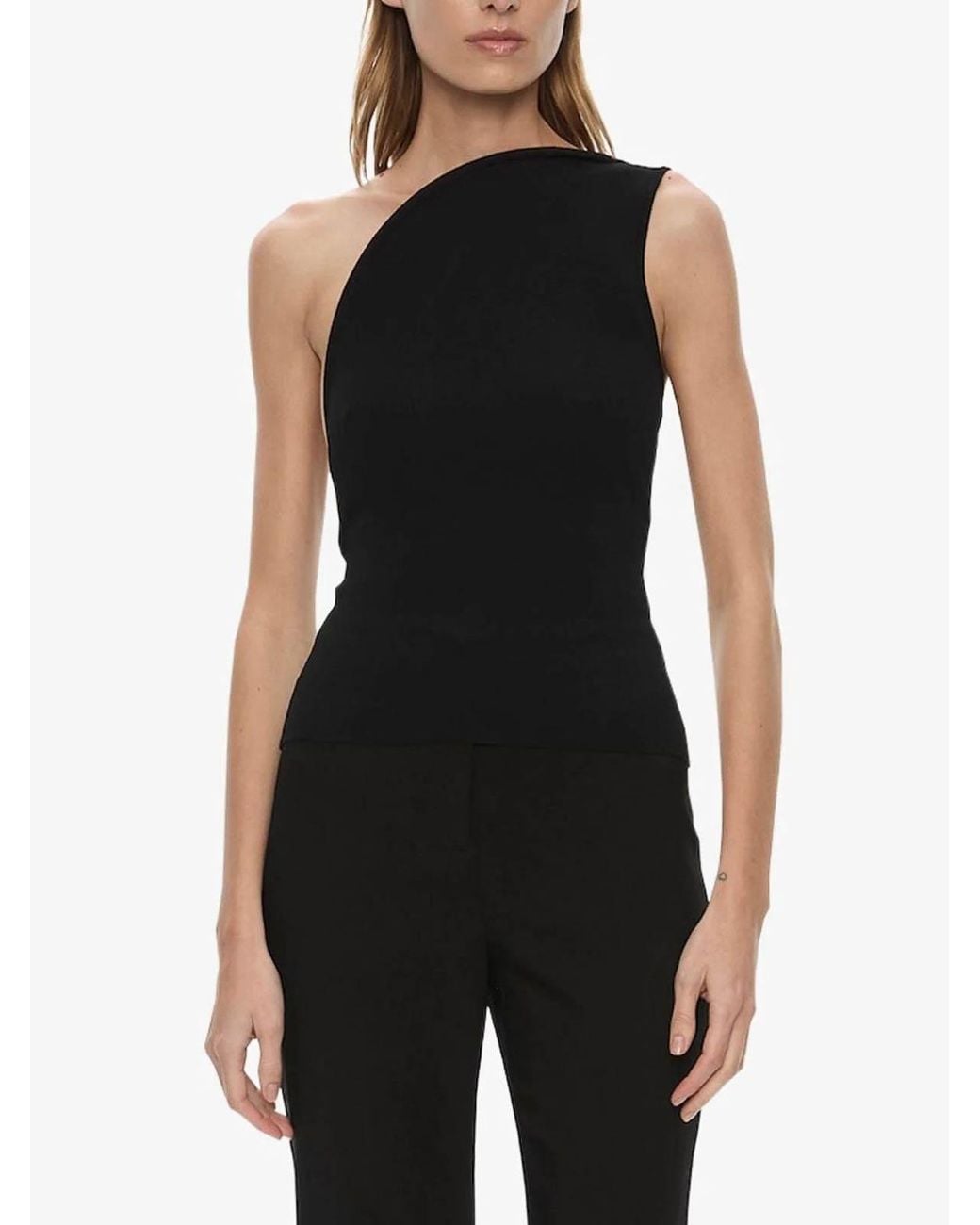 Christopher Esber Black Concave Wired Top