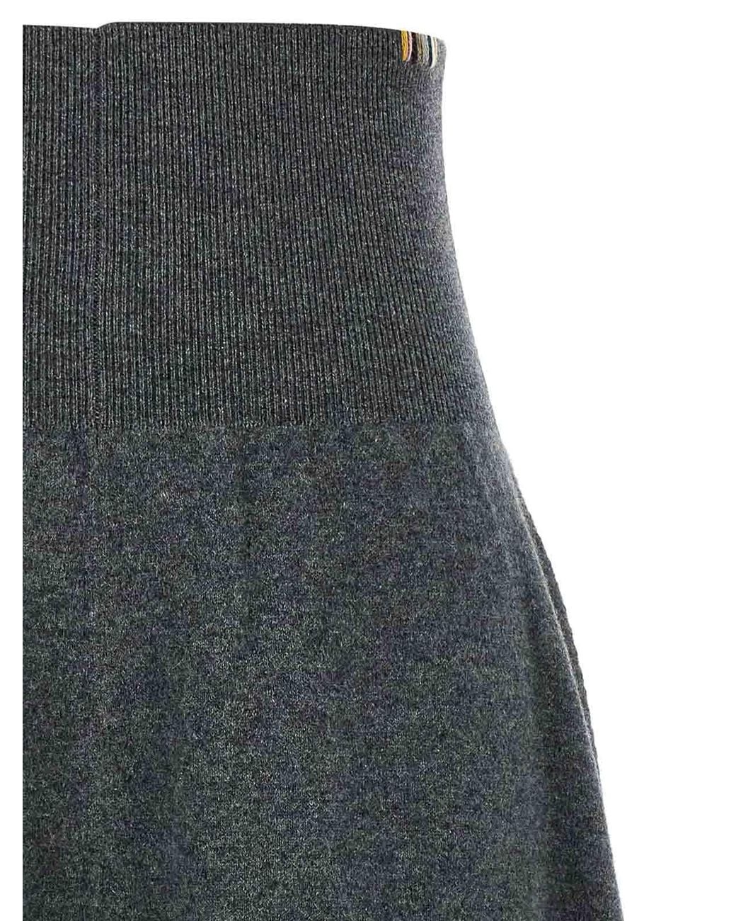 Extreme Cashmere Gray N388 Ease Cashmere Skirt