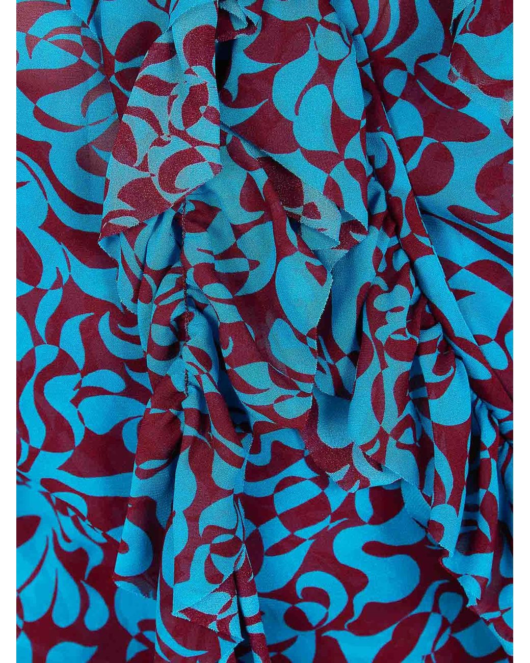 Dries Van Noten Blue Clematis Blouse
