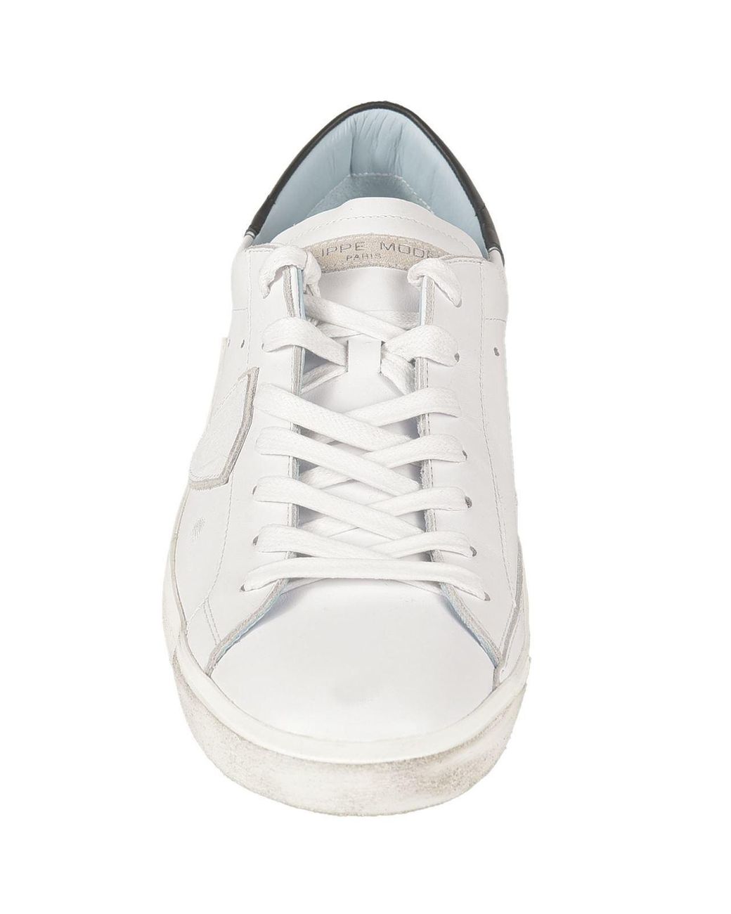 Philippe Model White Paris Low Sneakers for men
