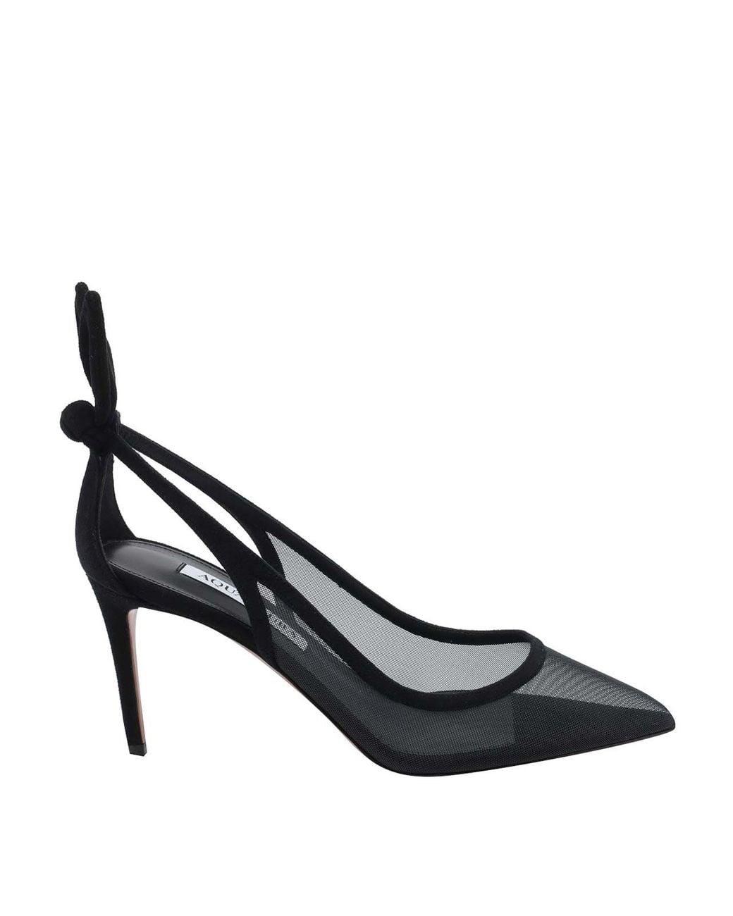 Aquazzura Black Bow Tie Pumps