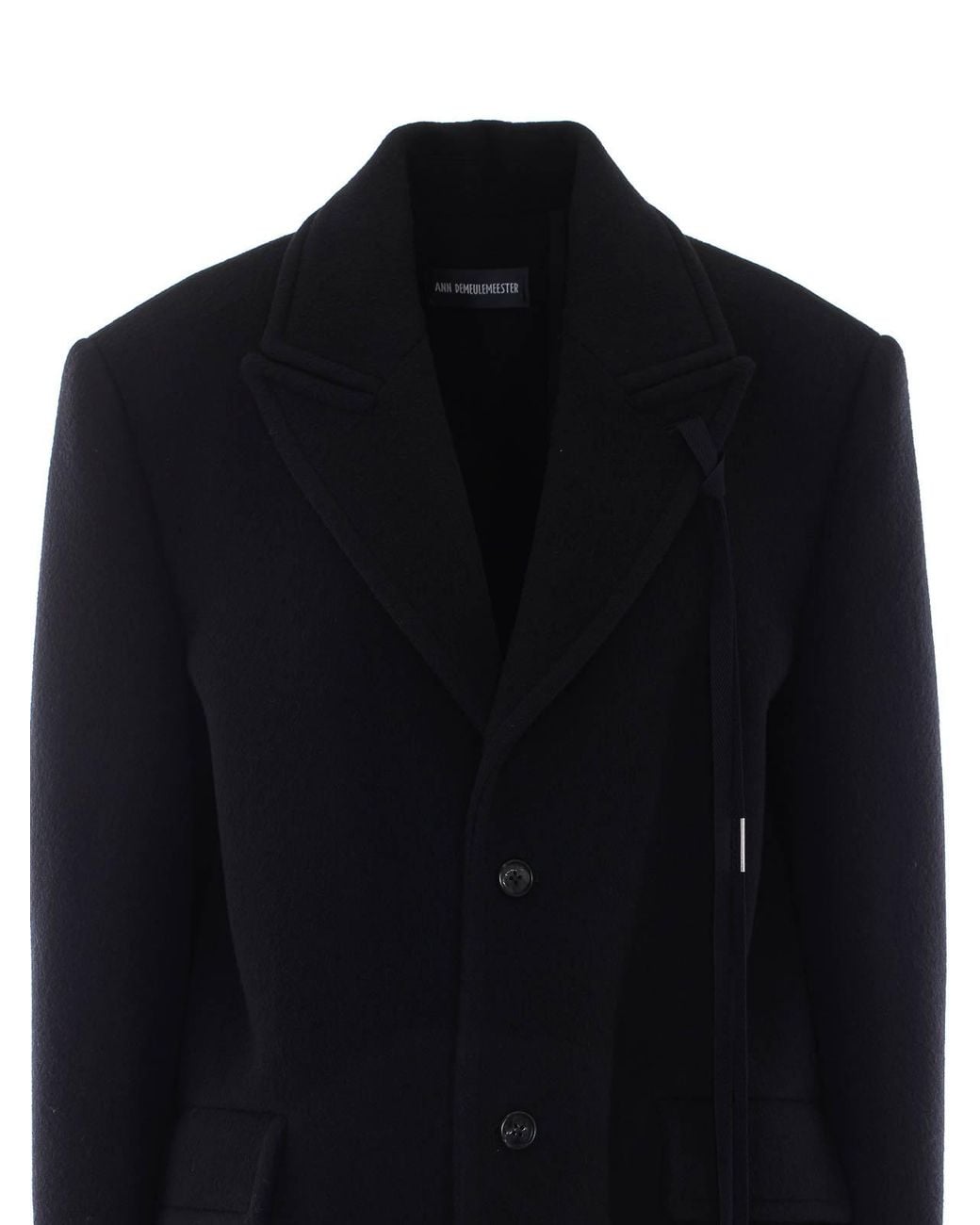 Ann Demeulemeester Black Aldina Coat