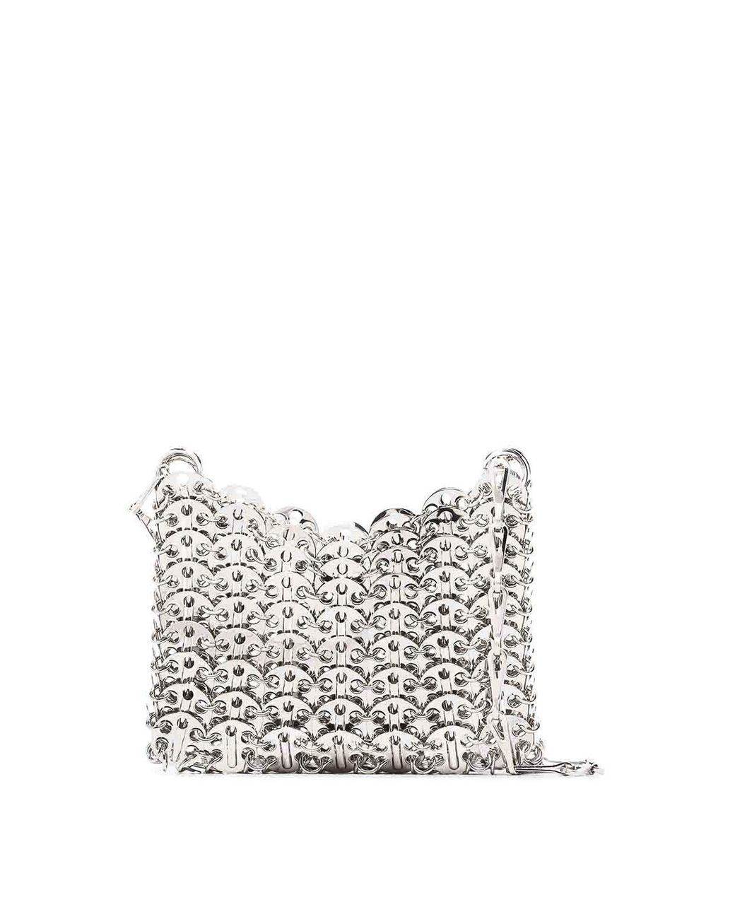 Rabanne White 1969 Nano Shoulder Bag