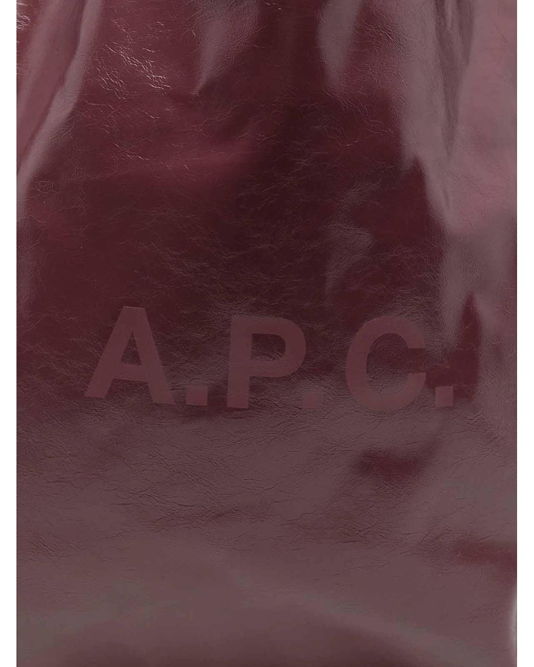 A.P.C. Purple Schultertasche