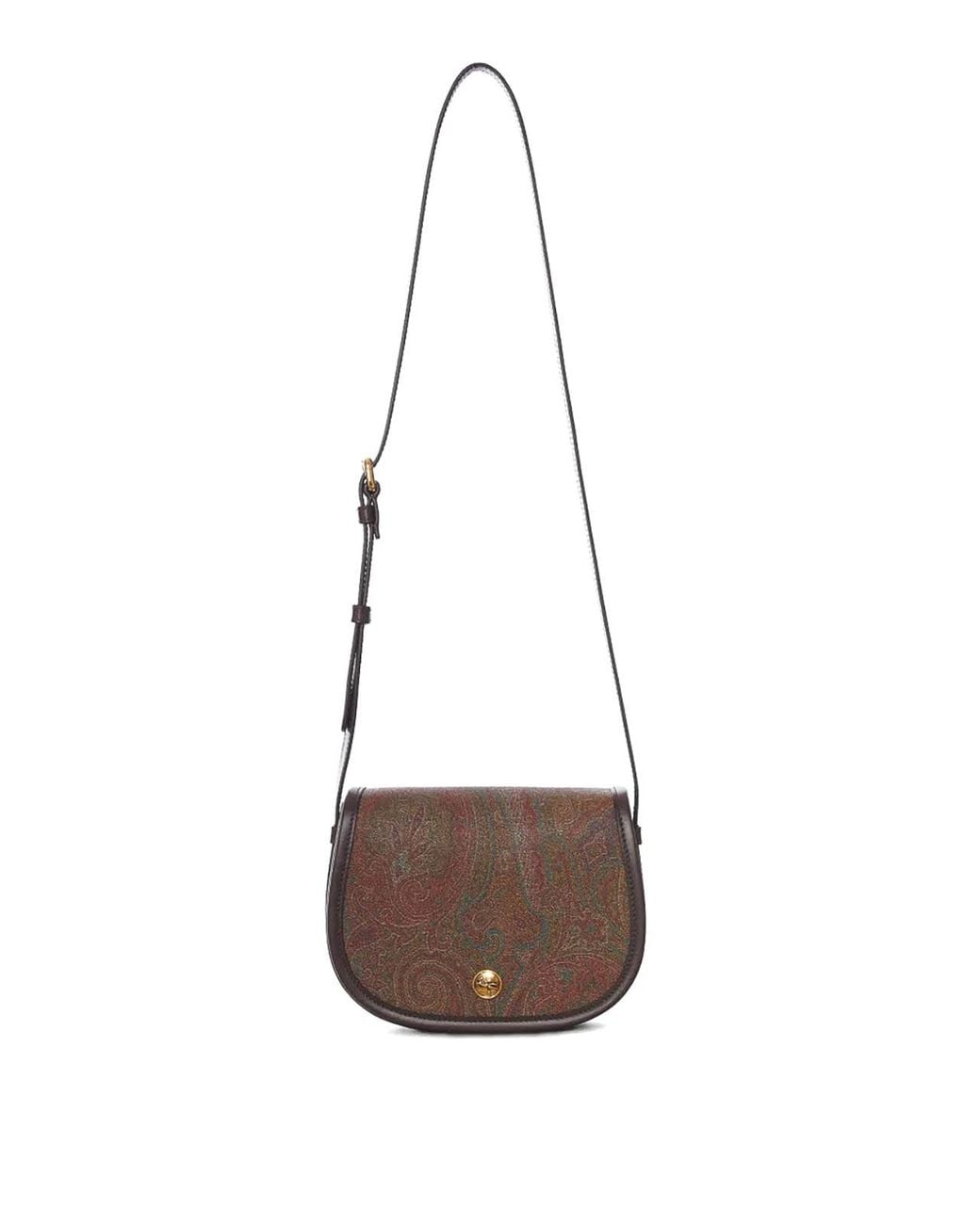 Etro White Arnica Leather Crossbody Bag