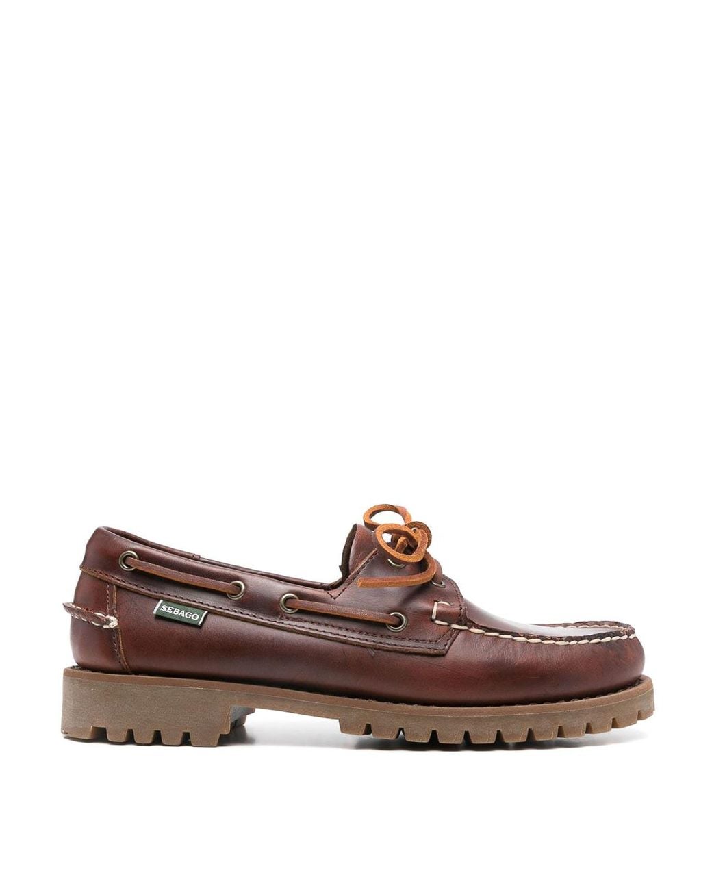 Sebago Brown Ranger Waxy Loafers for men