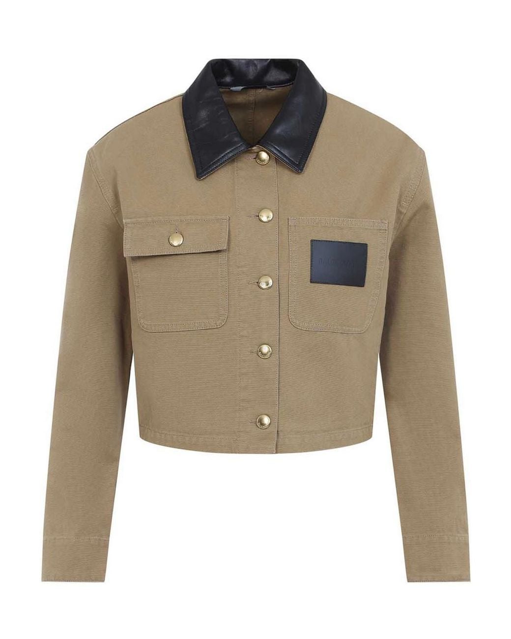 Balenciaga Natural Cropped Wrkwr Jacket