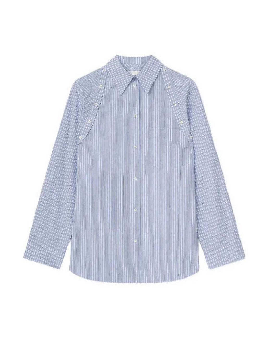 Nanushka Blue Nananda Blouse