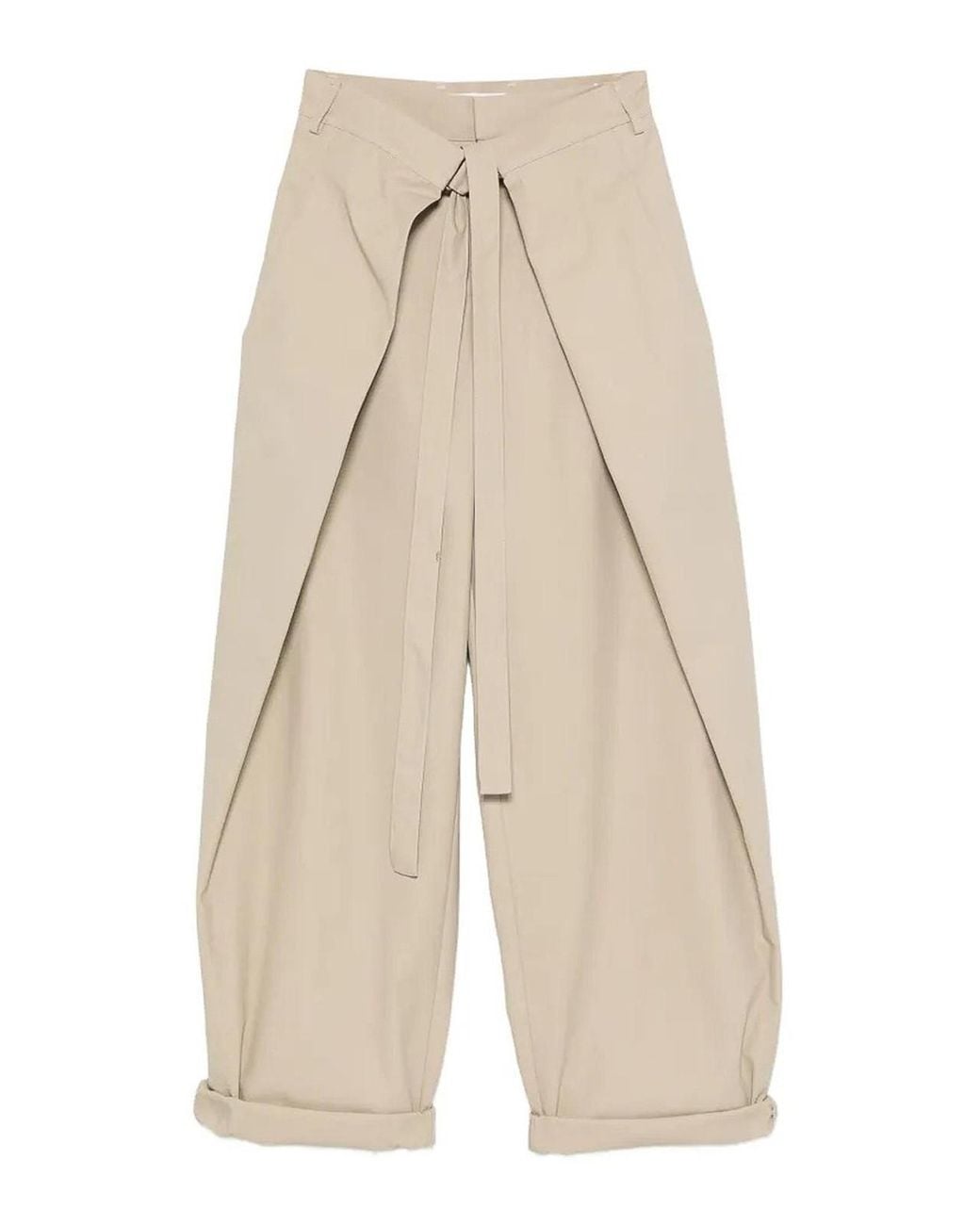 DARKPARK White Tie-Front Pants