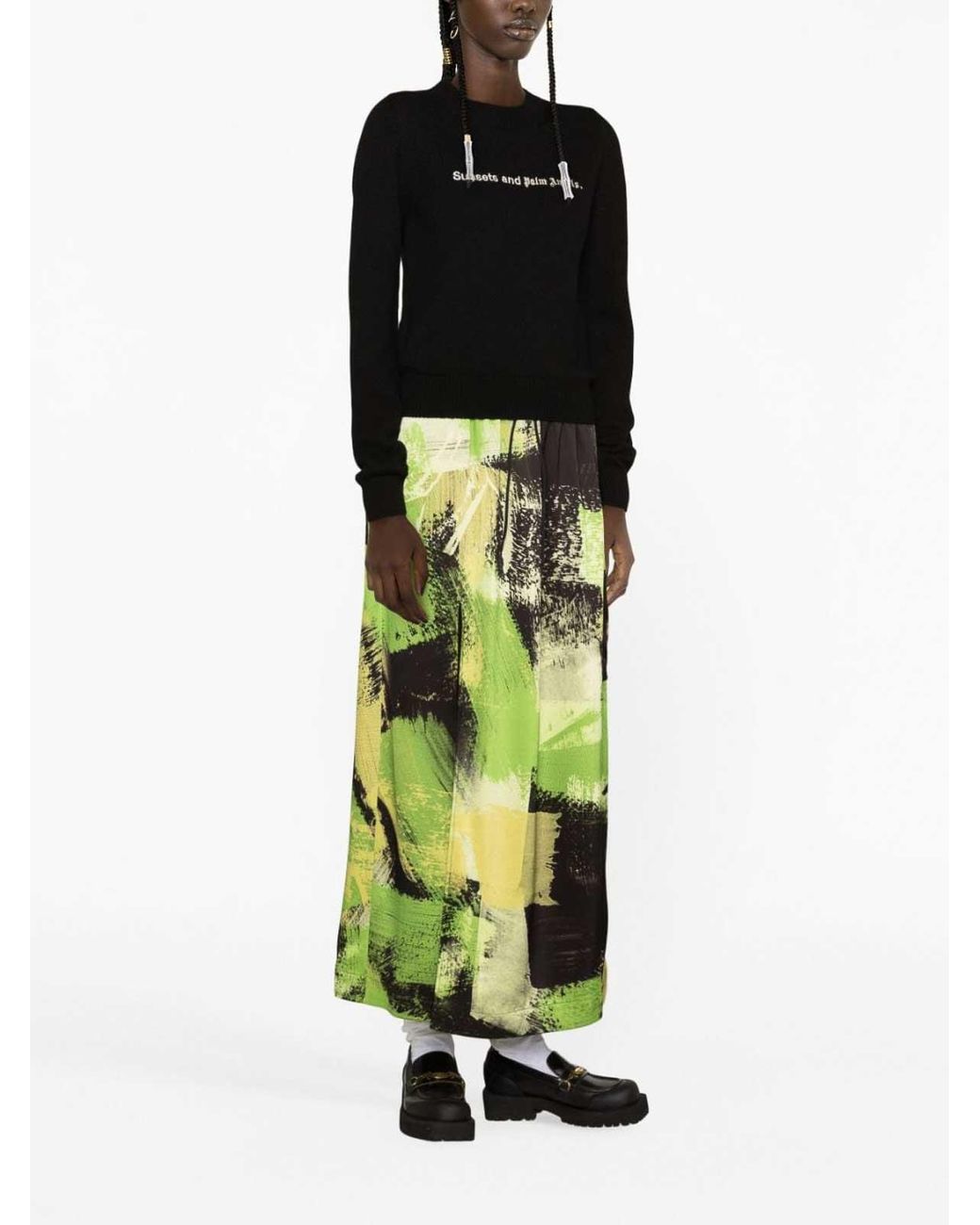 Maglia Sunset di Palm Angels in Black