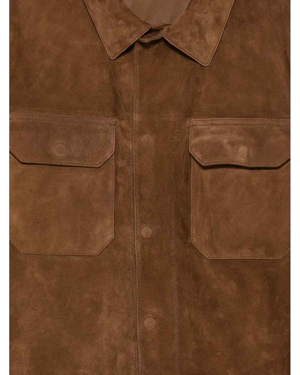 Tom Ford Brown Leather Outerwear for men