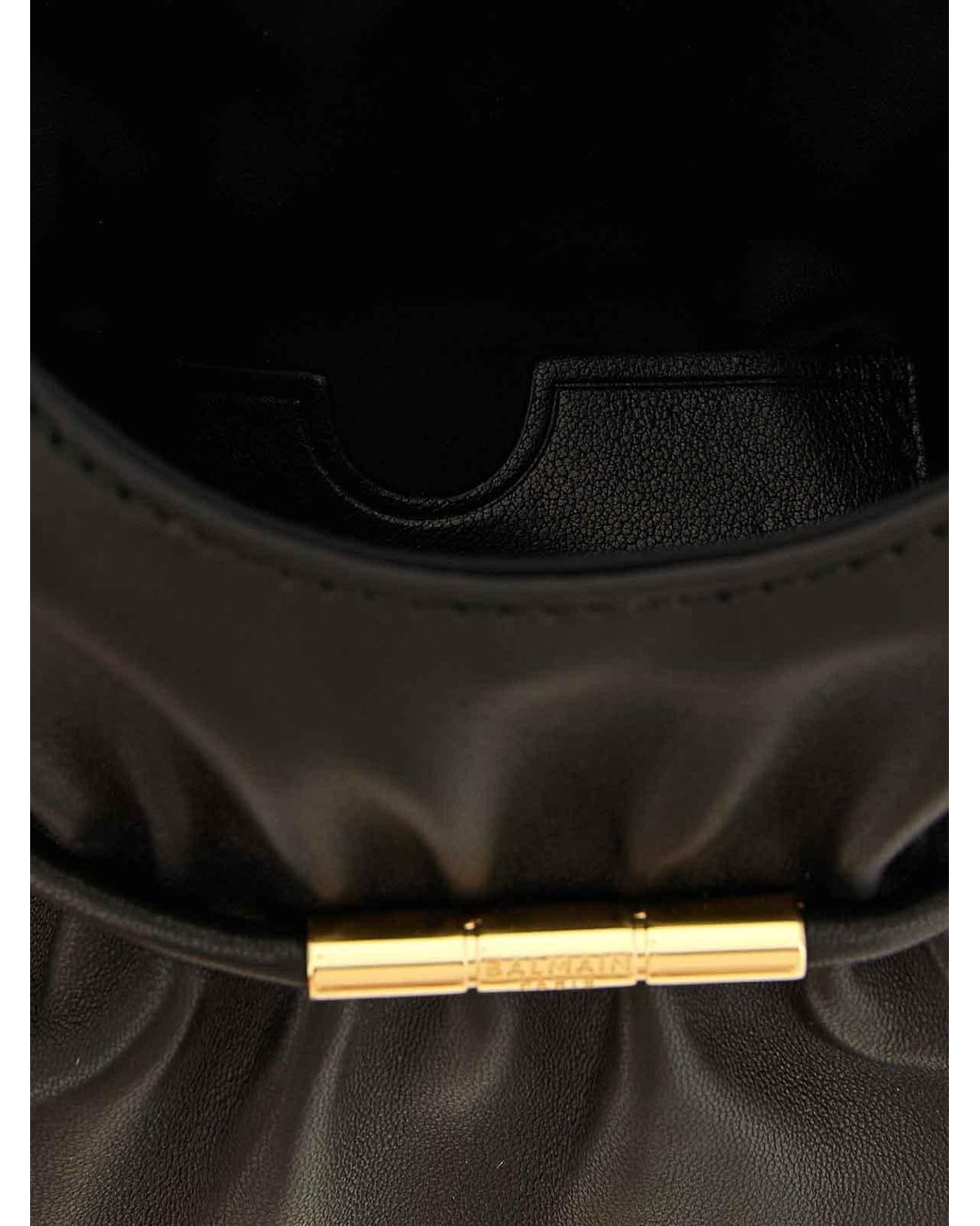 Balmain Black Sphynx Mini Handbag