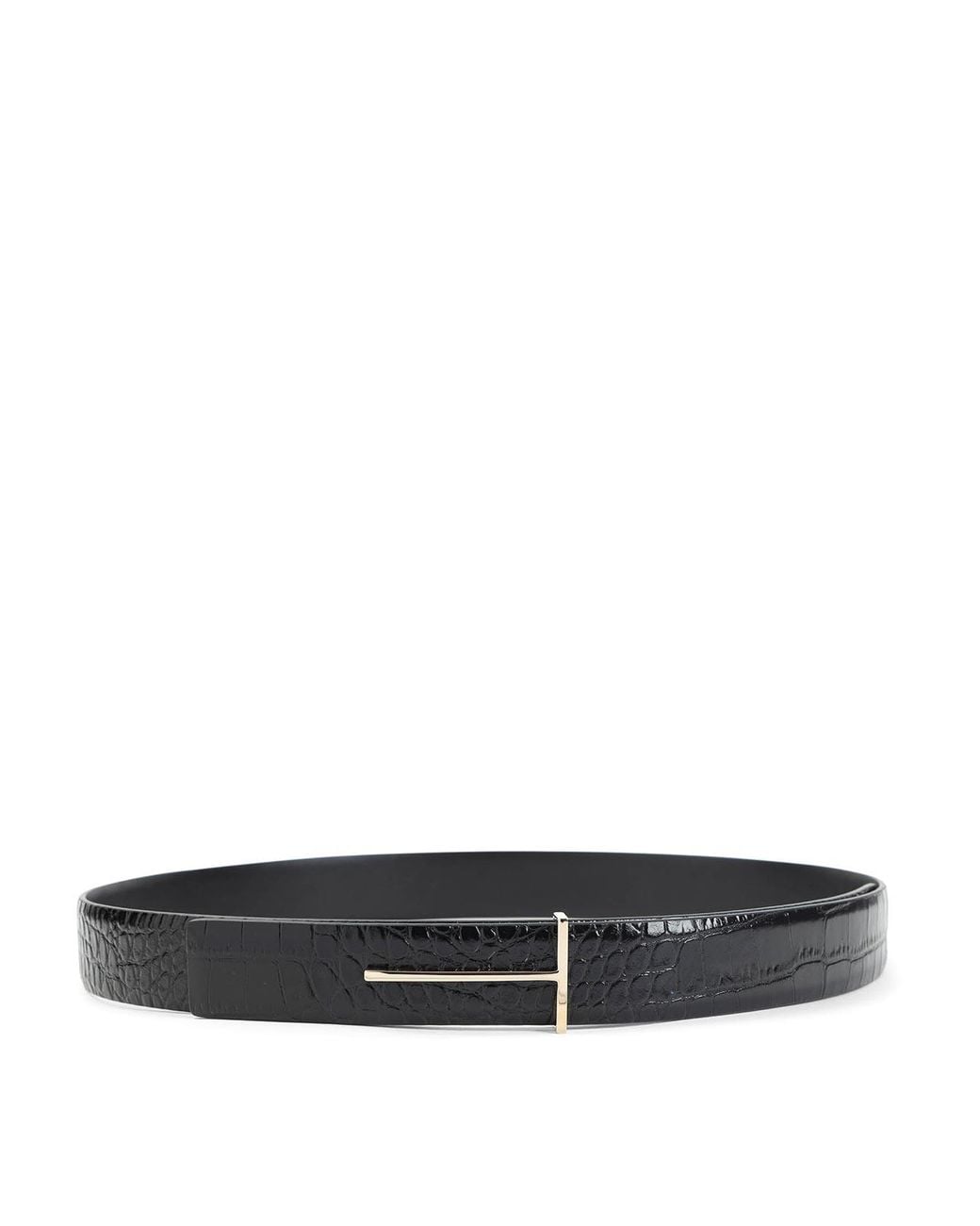 Tom Ford White Calf Leather Belt