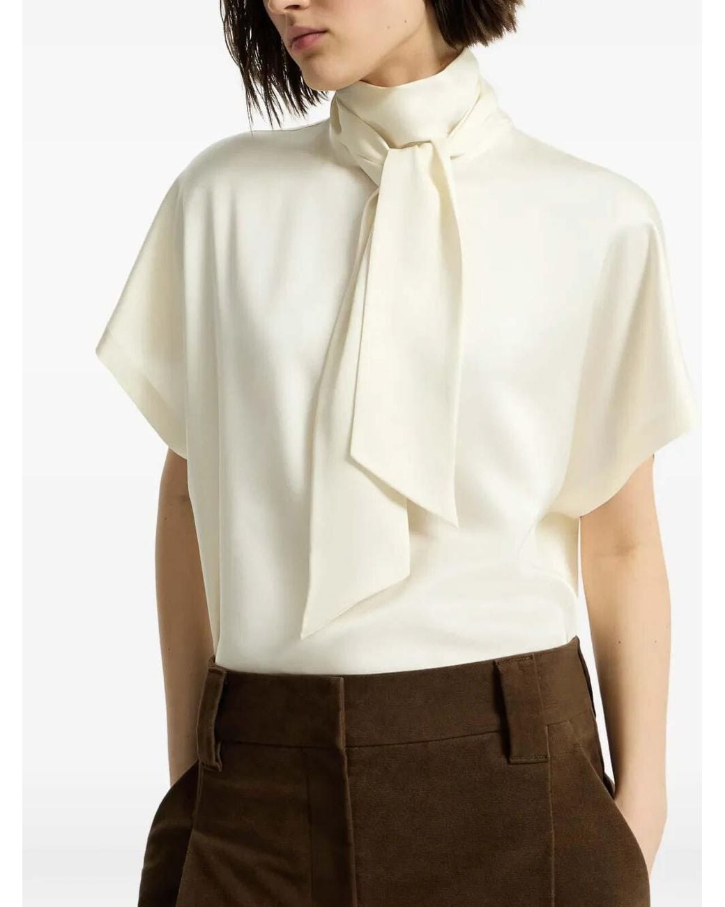 Brunello Cucinelli White Blouse
