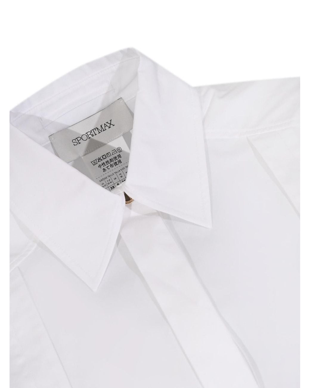 Sportmax White Boxy Spxvirgola Shirt
