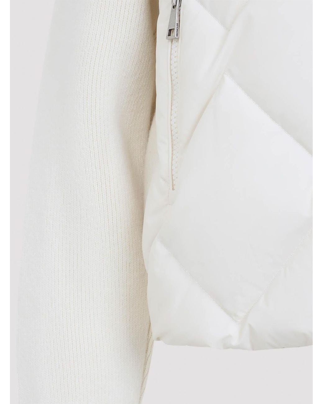 Moncler White Cardignan