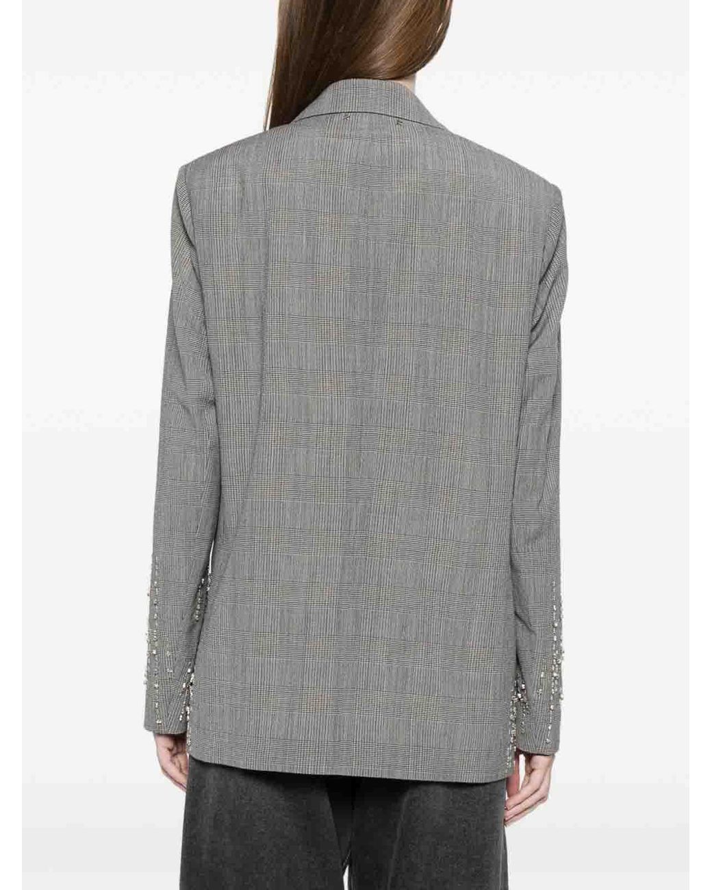 Golden Goose Deluxe Brand Gray Wool Single-Breasted Jacket