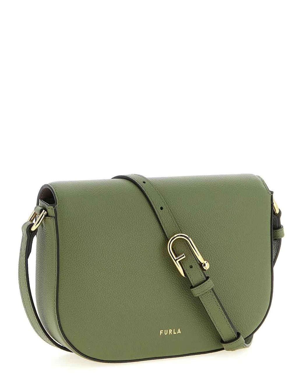 Furla Green Small Crossbody Bag
