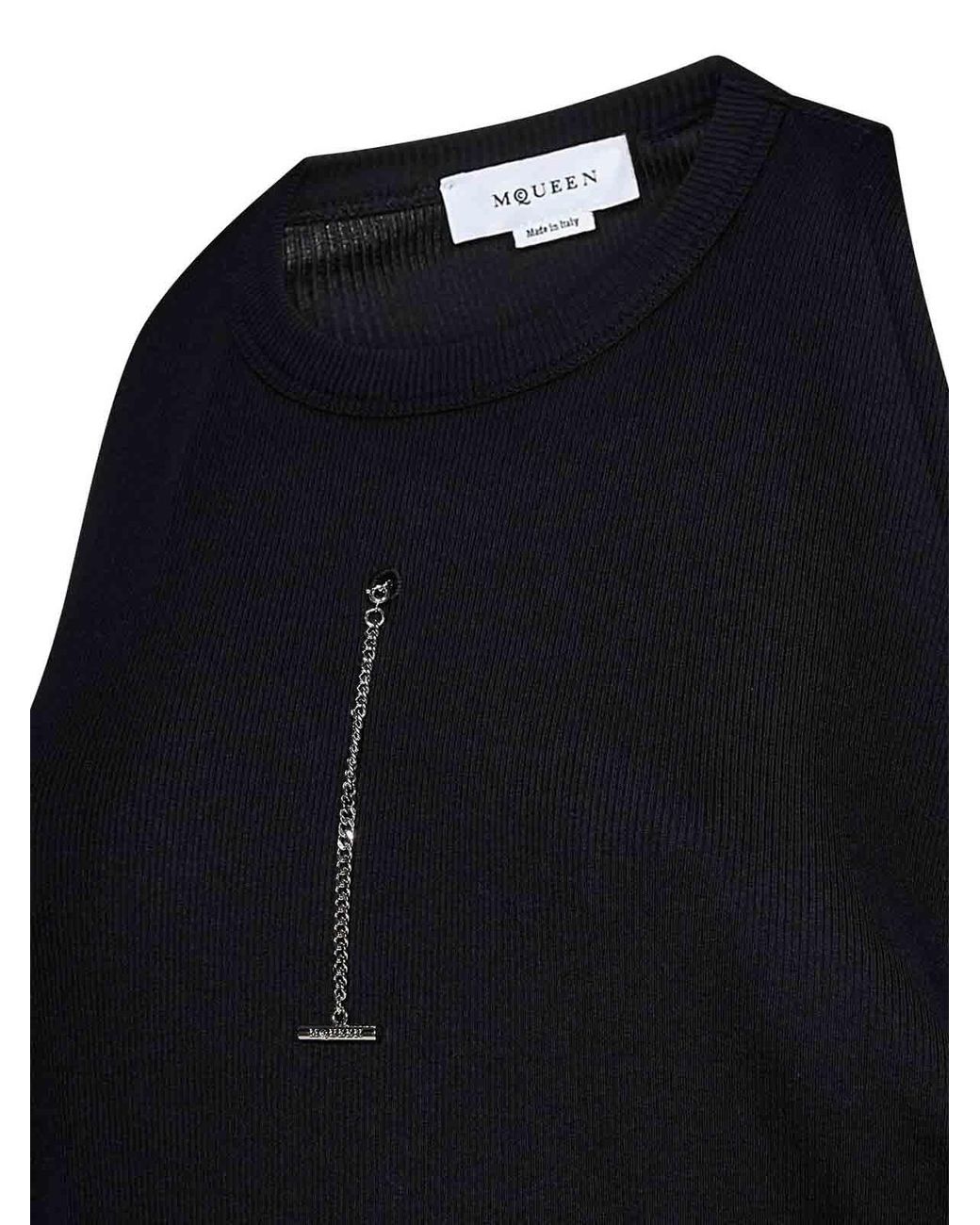 Cotton Top-Donna di McQueen in Black