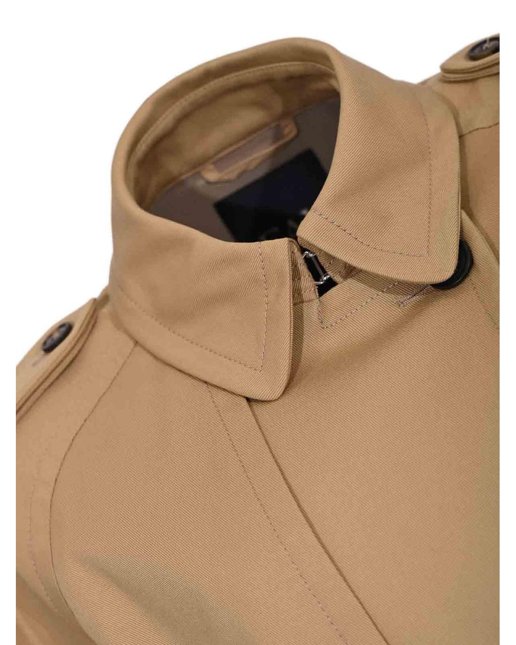 Fay Natural Pea Coat