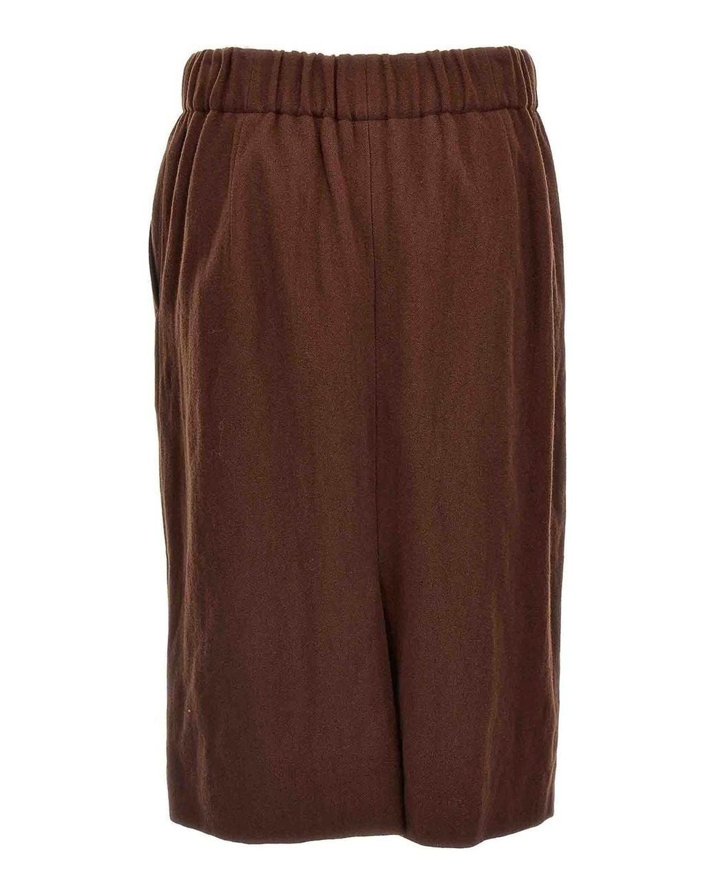 Dries Van Noten Brown Safya Skirt
