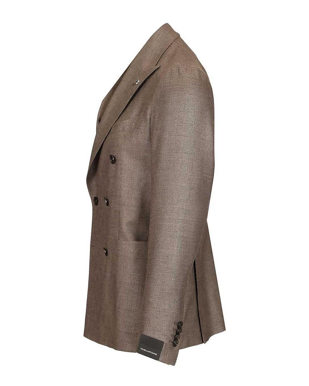 Tagliatore Brown Montecarlo Double-Breasted Blazer for men