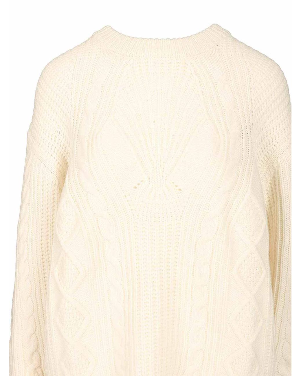 Loulou de Saison Natural Cable Knit Sweater