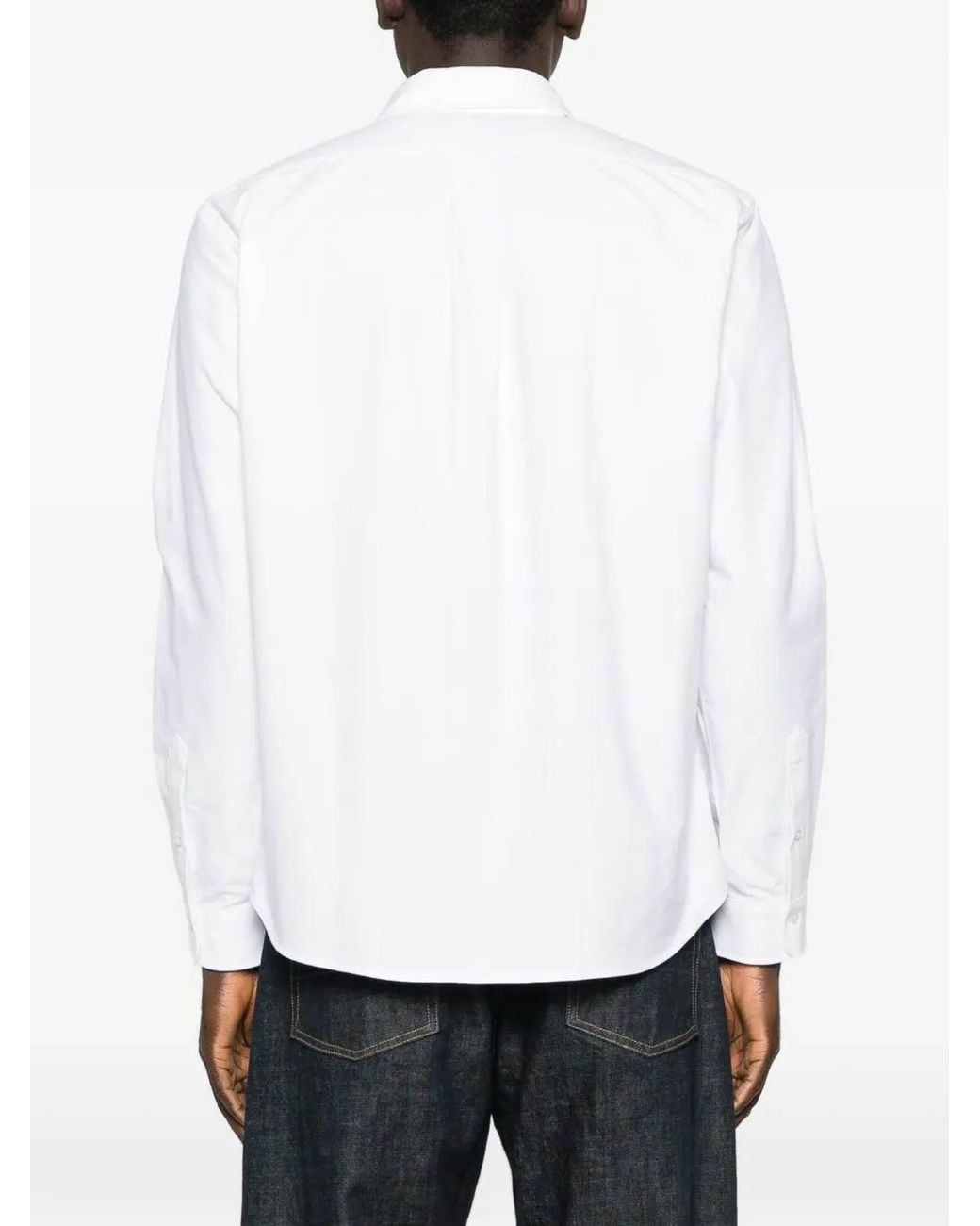 KENZO White Boke Flower Crest Casual Shirt for men
