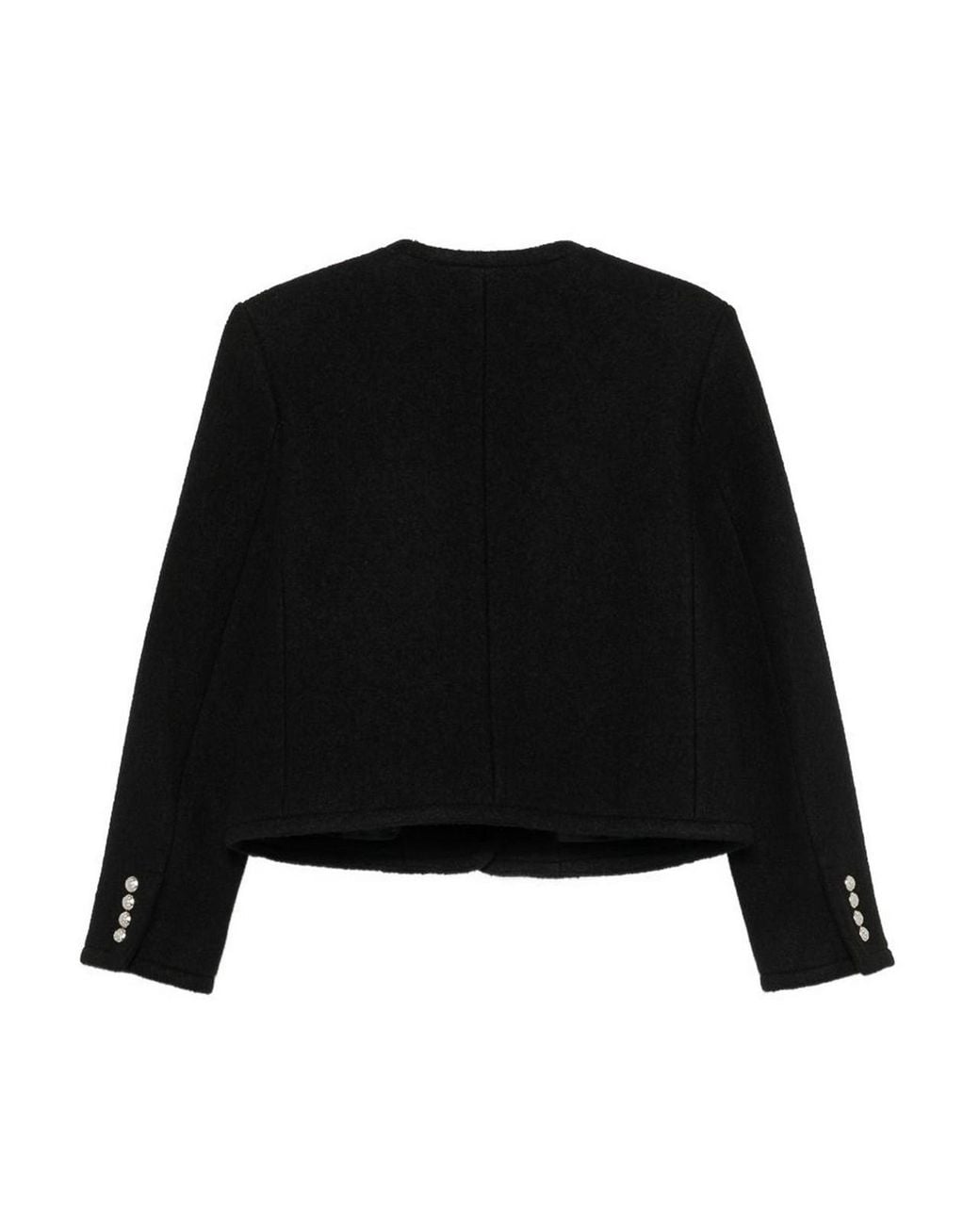 DUNST Black Wool Tweed Jacket