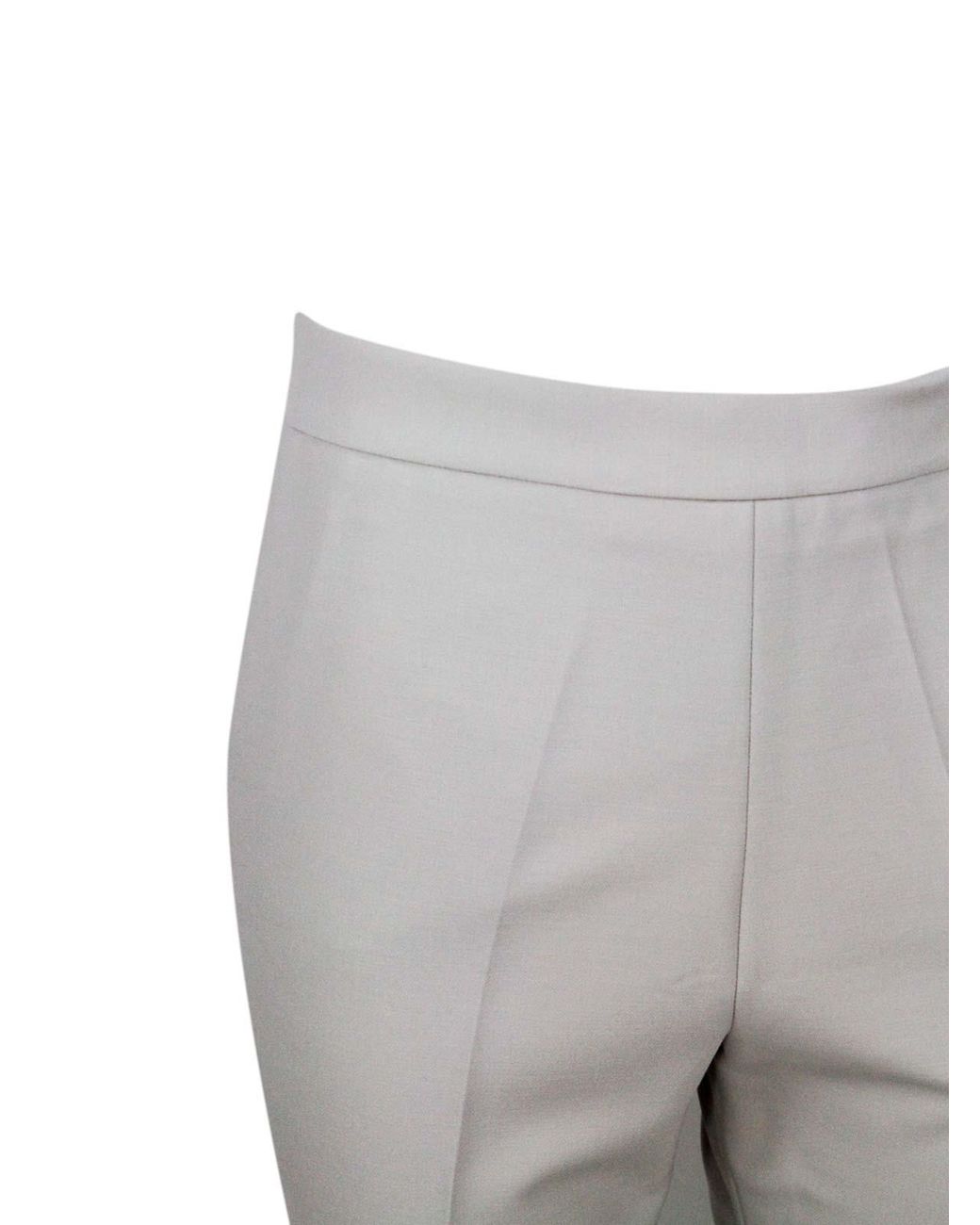 Fabiana Filippi Gray Tech Fabric Pants