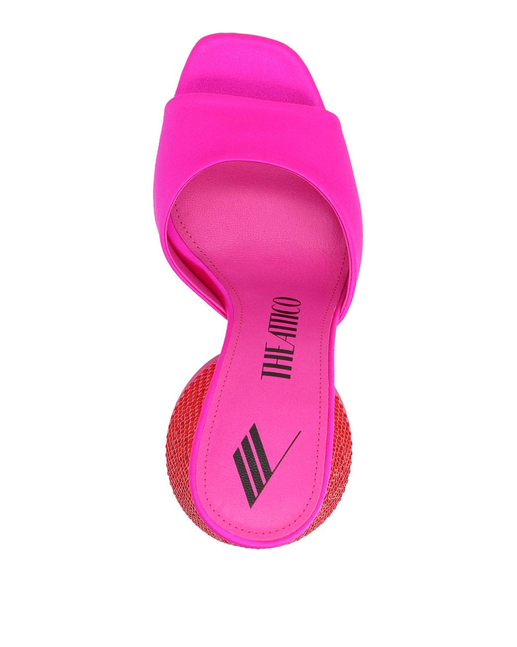 The Attico Pink Luz Mules