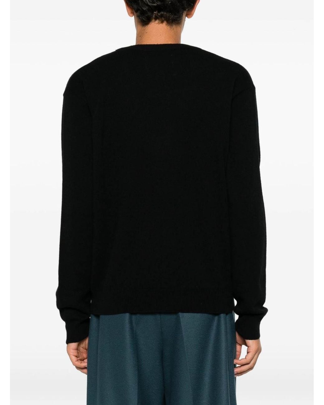 Extreme Cashmere Black Cashmere Crewneck Sweater