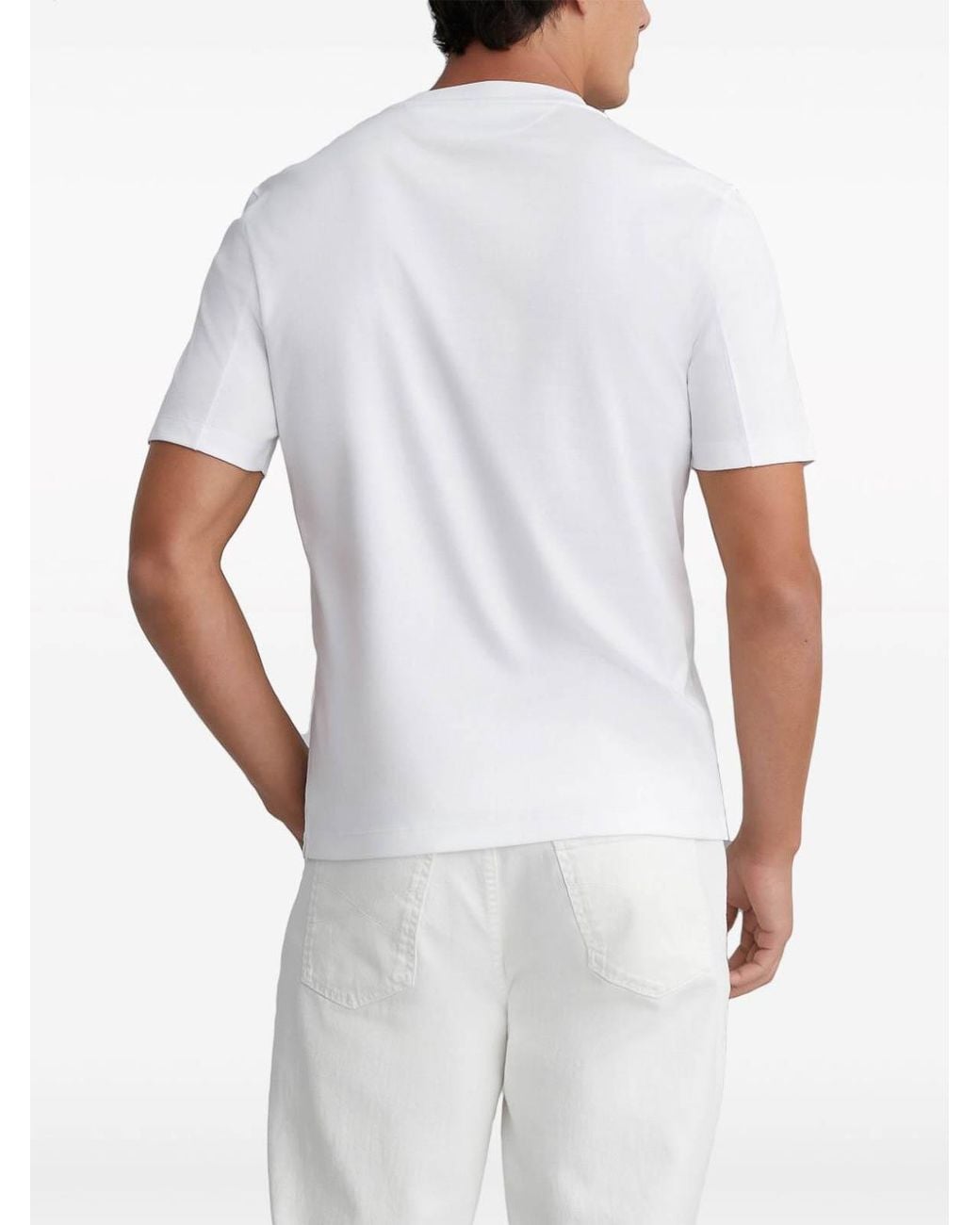 Brunello Cucinelli White T-shirt for men