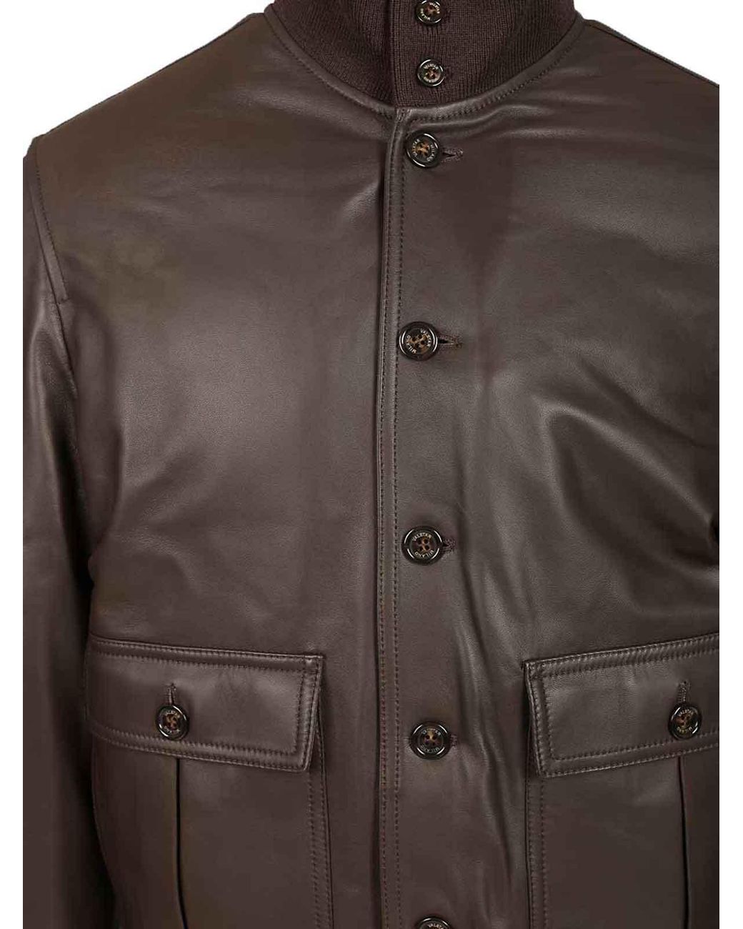 Valstar Brown Leather Jacket for men
