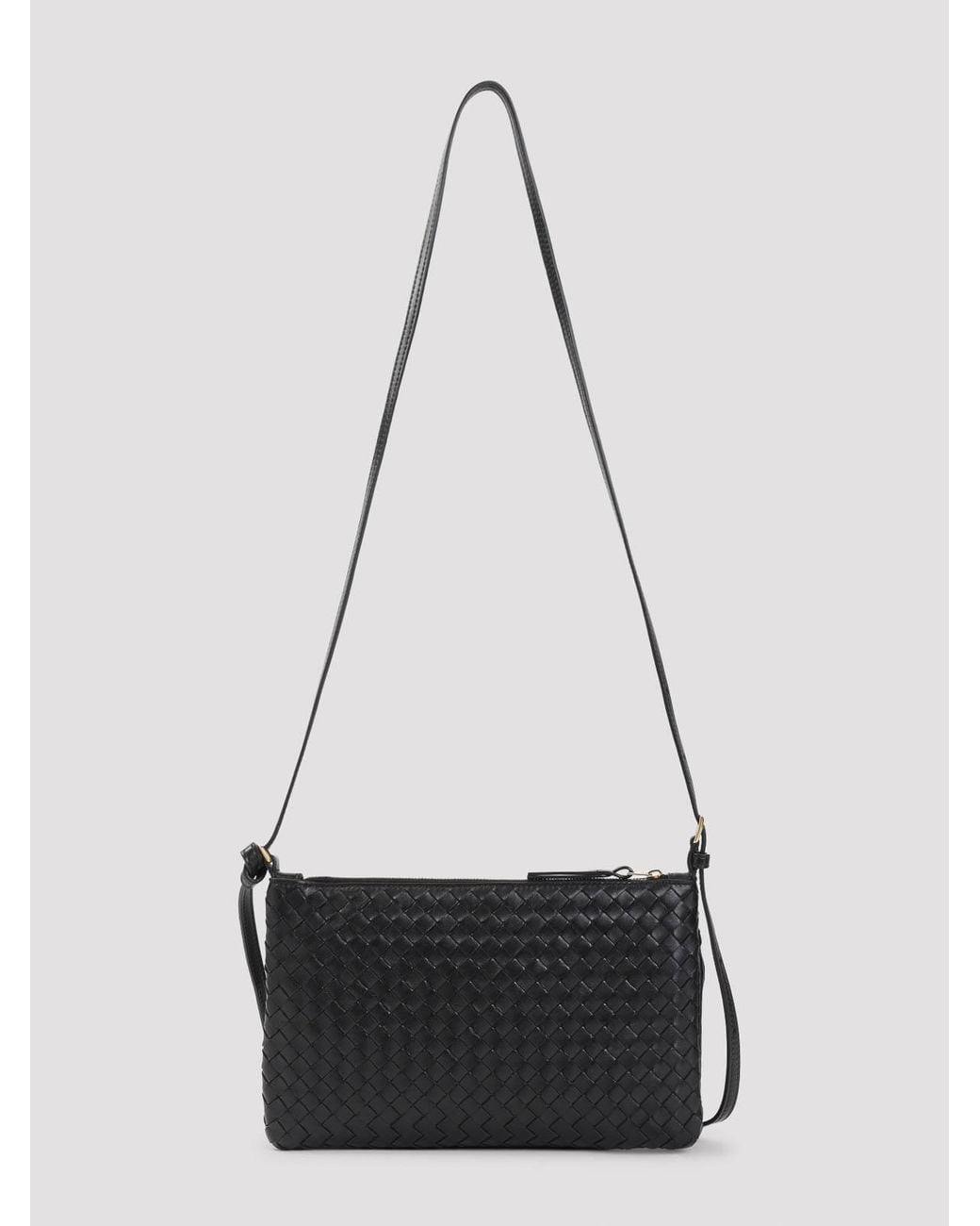 Bottega Veneta Black Gemellini Medium Shoulder Bag