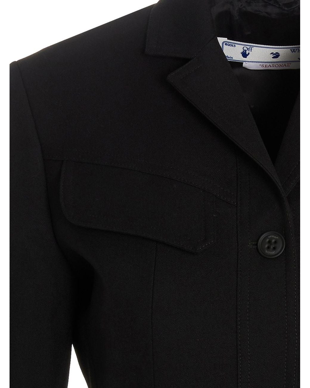 Off-White c/o Virgil Abloh Black Toybox Dry Jacket