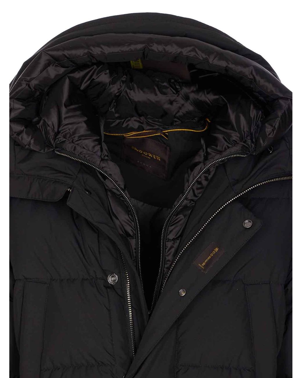 Moorer Black Davide Down Jacket for men