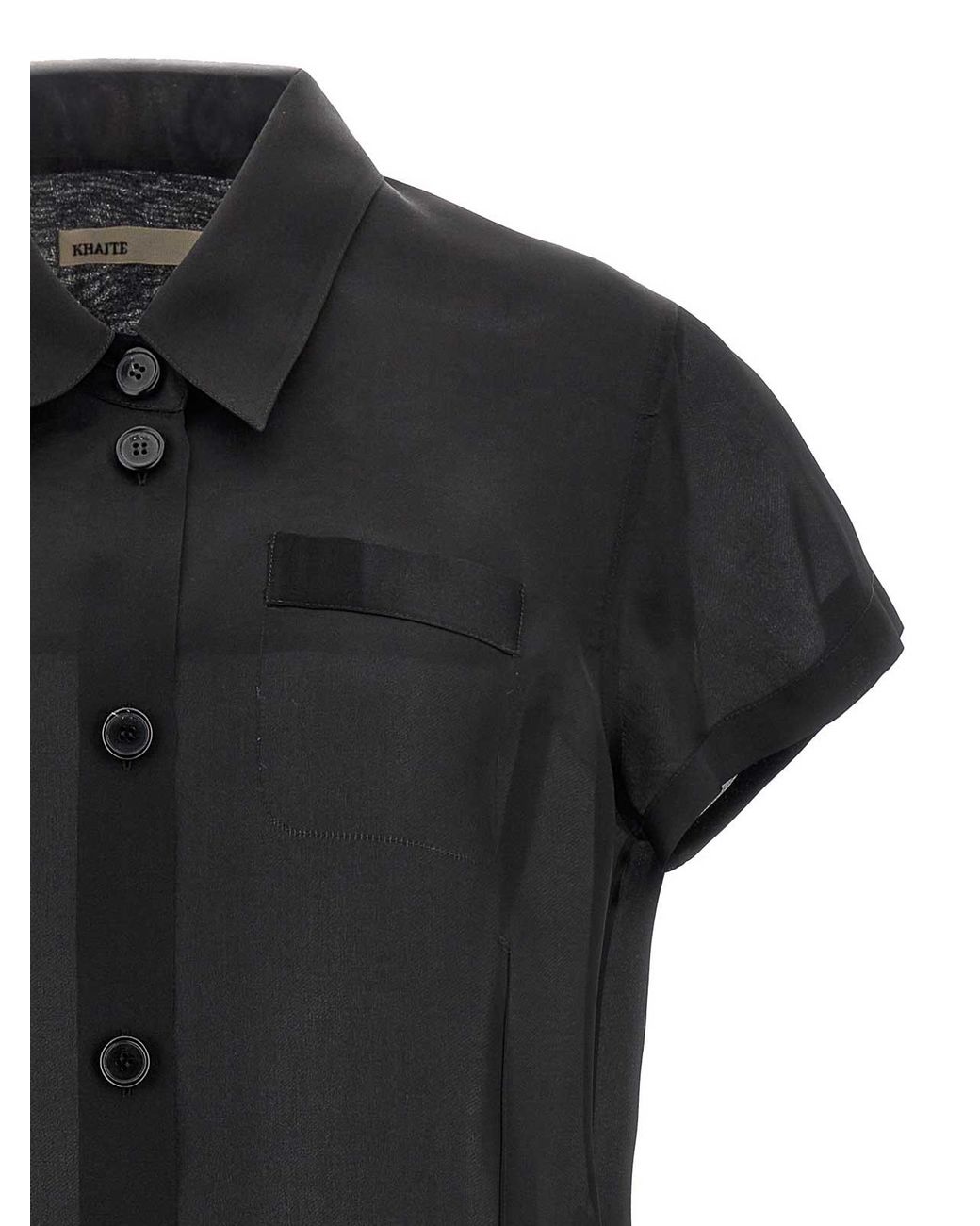 Khaite Black Keefe Shirt