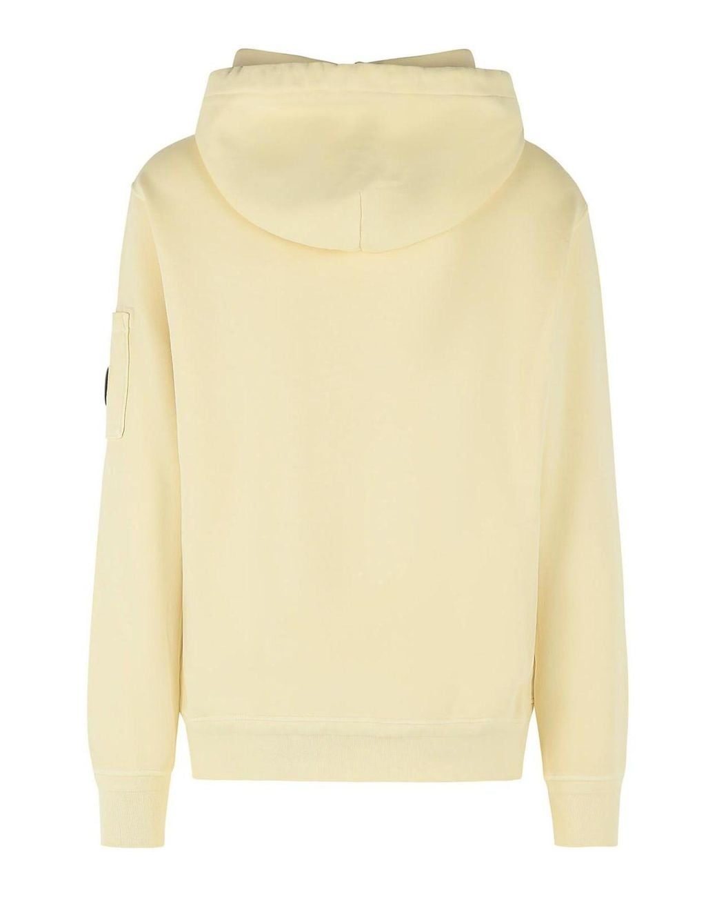C P Company Natural Ivory Cotton Sweatshirt for men