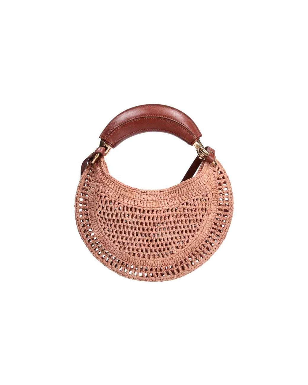Chloé Pink Mini Summer Banana Hobo Bag